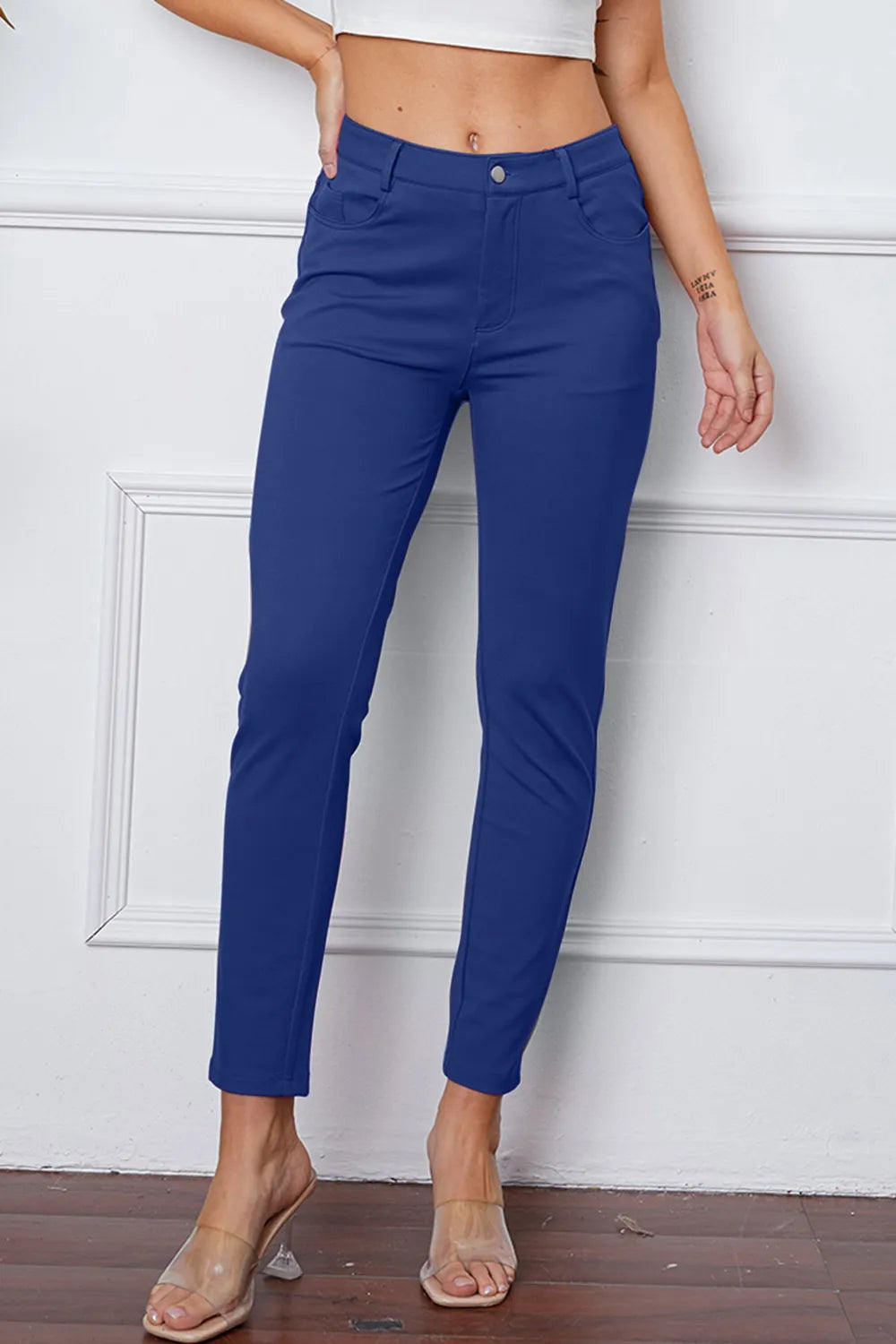 StretchyStitch Pants by Basic Bae.