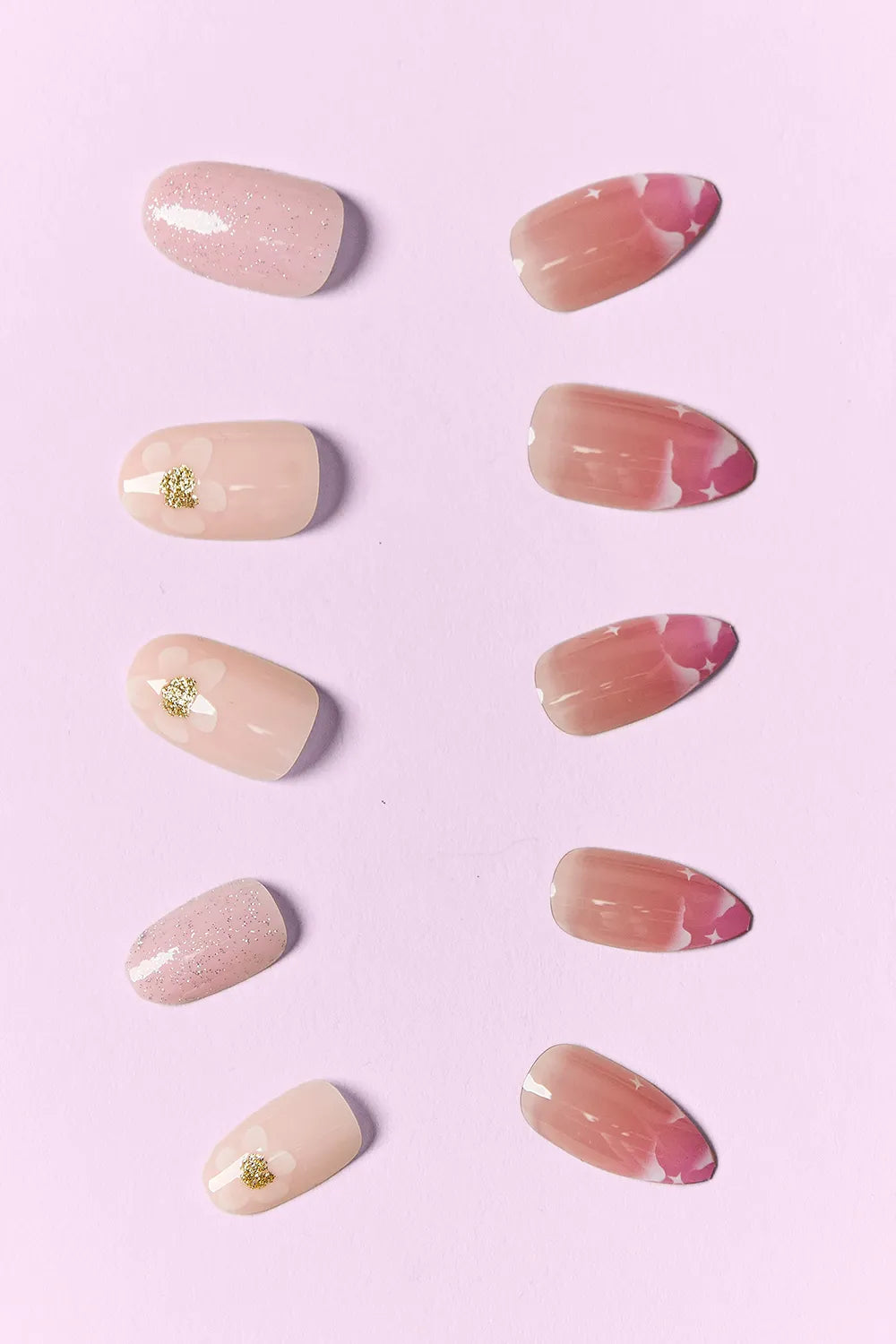 SO PINK BEAUTY Press On Nails 2 Packs.