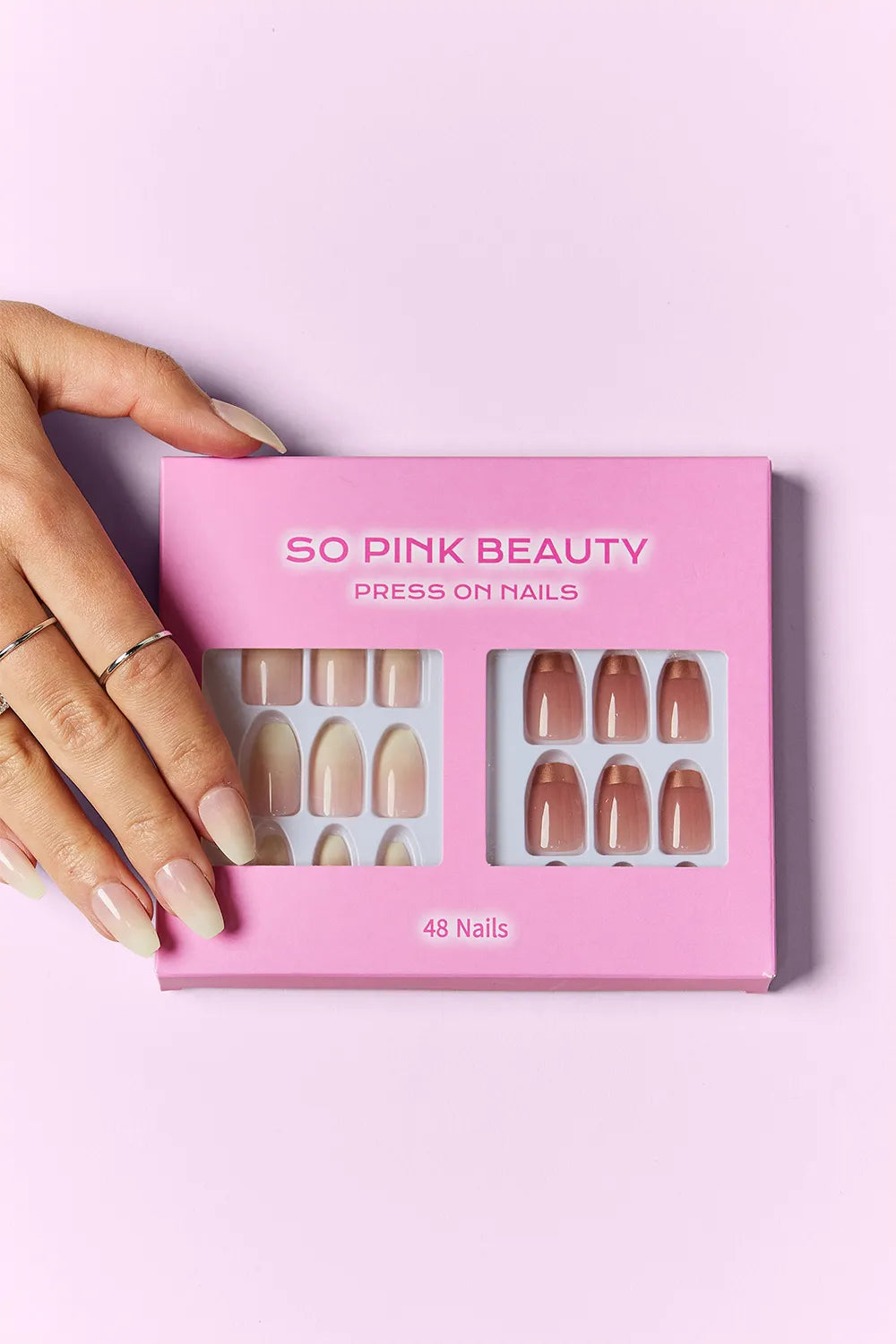 SO PINK BEAUTY Press On Nails 2 Packs.