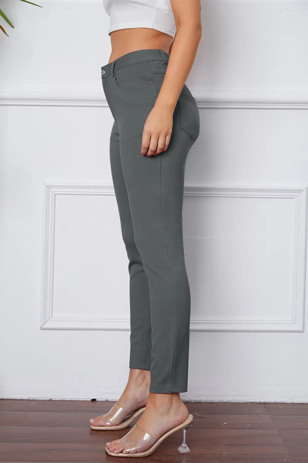StretchyStitch Pants by Basic Bae.
