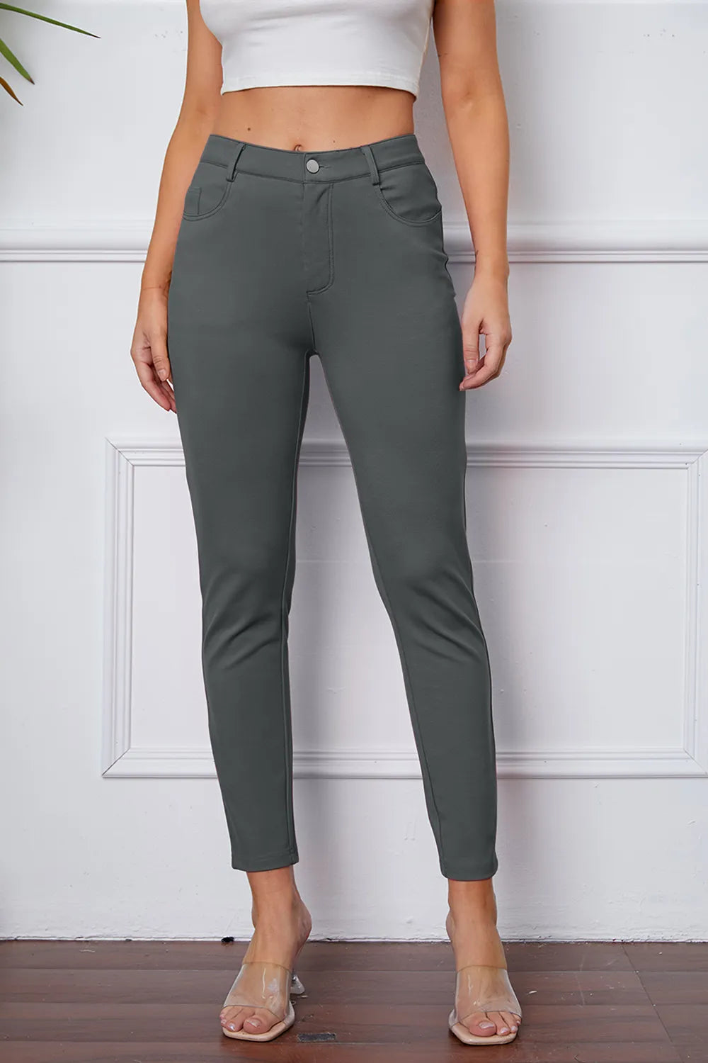 StretchyStitch Pants by Basic Bae.