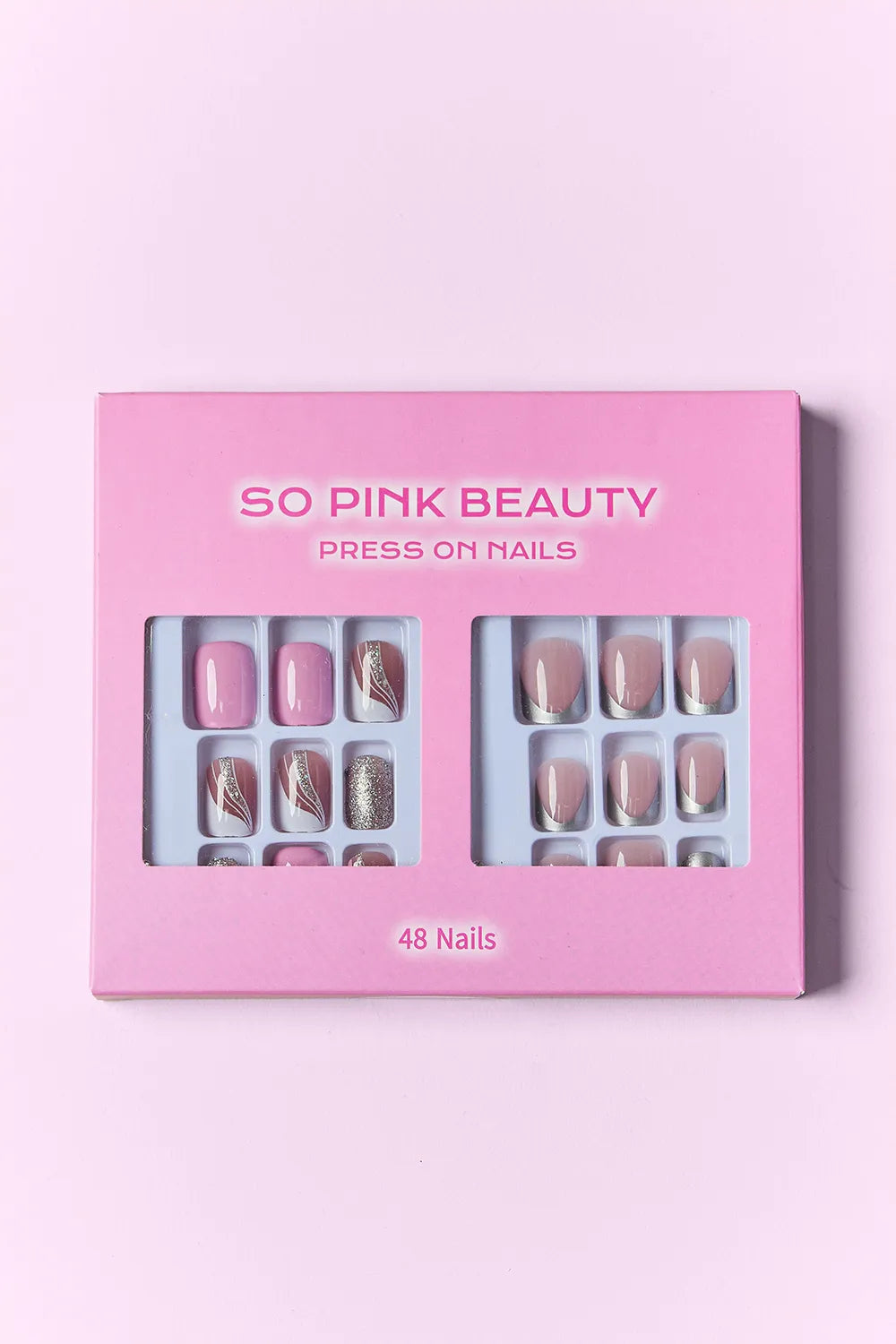 SO PINK BEAUTY Press On Nails 2 Packs.