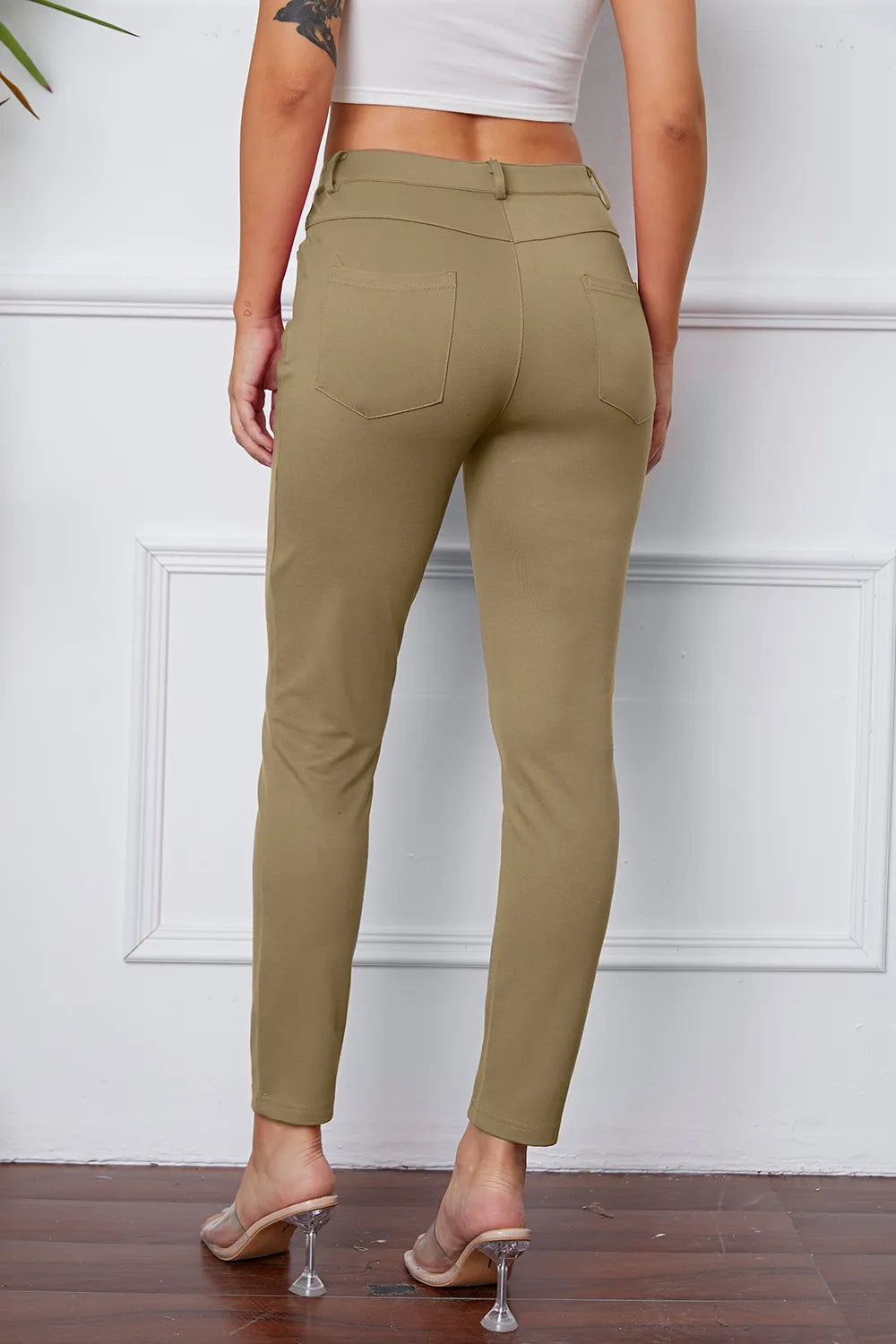 StretchyStitch Pants by Basic Bae.